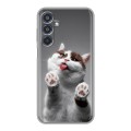 Дизайнерский силиконовый чехол для Samsung Galaxy M35 Коты