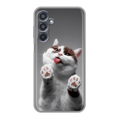 Дизайнерский силиконовый чехол для Samsung Galaxy M35 Коты