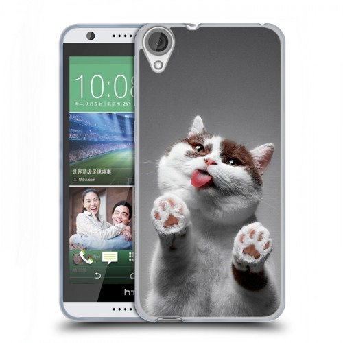 Дизайнерский силиконовый чехол для HTC Desire 820 Коты