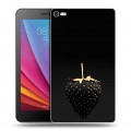 Дизайнерский силиконовый чехол для Huawei MediaPad T2 7.0 Pro Черная клубника
