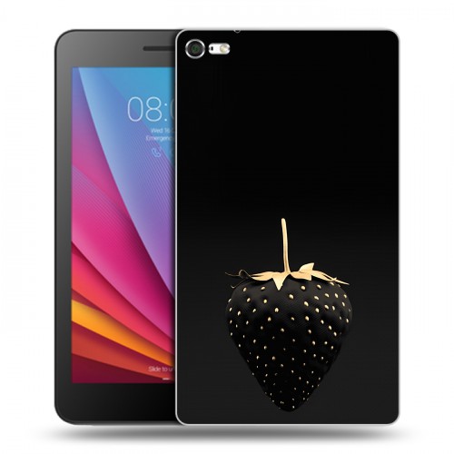 Дизайнерский силиконовый чехол для Huawei MediaPad T2 7.0 Pro Черная клубника