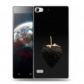 Дизайнерский пластиковый чехол для Lenovo Vibe X2 Черная клубника