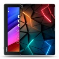 Дизайнерский силиконовый чехол для ASUS ZenPad 10 Абстракция неон