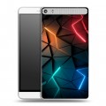 Дизайнерский пластиковый чехол для Lenovo Phab Plus Абстракция неон