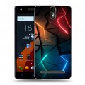 Дизайнерский силиконовый чехол для Wileyfox Storm Абстракция неон