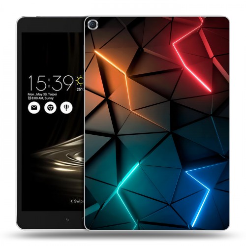 Дизайнерский силиконовый чехол для ASUS ZenPad 3S 10 Абстракция неон