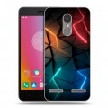 Дизайнерский пластиковый чехол для Lenovo K6 Абстракция неон