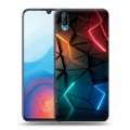 Дизайнерский пластиковый чехол для Vivo V11 Абстракция неон