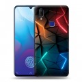 Дизайнерский пластиковый чехол для Vivo V11i Абстракция неон