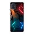 Дизайнерский силиконовый чехол для Samsung Galaxy A51 Абстракция неон