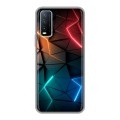 Дизайнерский силиконовый чехол для Vivo Y20 Абстракция неон