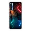 Дизайнерский силиконовый чехол для TCL 20L Абстракция неон