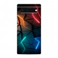 Дизайнерский силиконовый чехол для Google Pixel 6 Абстракция неон