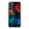 Дизайнерский силиконовый чехол для Samsung Galaxy S22 Абстракция неон