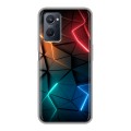 Дизайнерский силиконовый чехол для Realme 9i Абстракция неон
