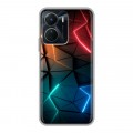 Дизайнерский силиконовый чехол для Vivo Y16 Абстракция неон