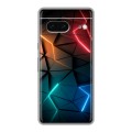 Дизайнерский силиконовый чехол для Google Pixel 7 Абстракция неон
