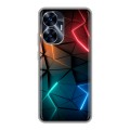 Дизайнерский силиконовый чехол для Realme C55 Абстракция неон