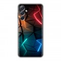 Дизайнерский силиконовый чехол для Samsung Galaxy M54 Абстракция неон