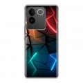 Дизайнерский силиконовый чехол для Vivo S17e Абстракция неон