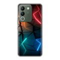 Дизайнерский силиконовый чехол для Vivo V29e Абстракция неон