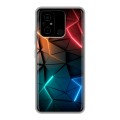 Дизайнерский силиконовый чехол для Xiaomi Poco C55 Абстракция неон