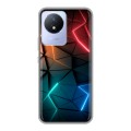 Дизайнерский силиконовый чехол для Vivo Y11 (2023) Абстракция неон