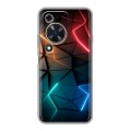 Дизайнерский силиконовый чехол для Huawei Nova Y72 Абстракция неон