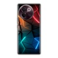 Дизайнерский силиконовый чехол для Vivo V30e Абстракция неон