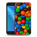 Дизайнерский силиконовый чехол для Asus ZenFone Live Конфеты