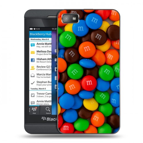 Дизайнерский пластиковый чехол для BlackBerry Z10 Конфеты