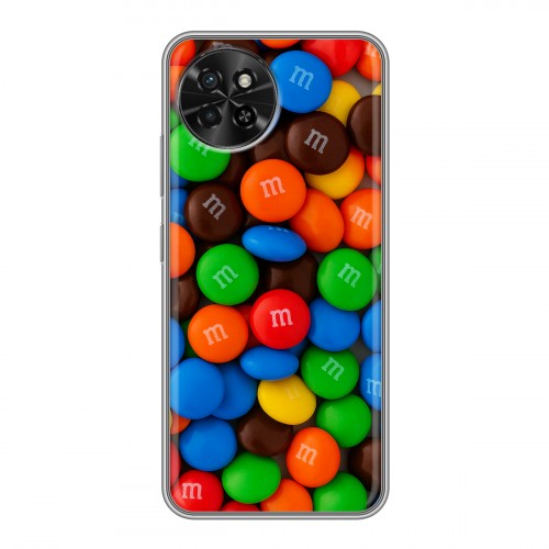 Дизайнерский силиконовый чехол для Itel S23 Конфеты