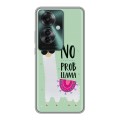 Дизайнерский силиконовый чехол для Oppo Reno 11F Лама