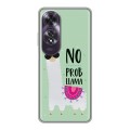 Дизайнерский силиконовый чехол для OPPO A60 Лама