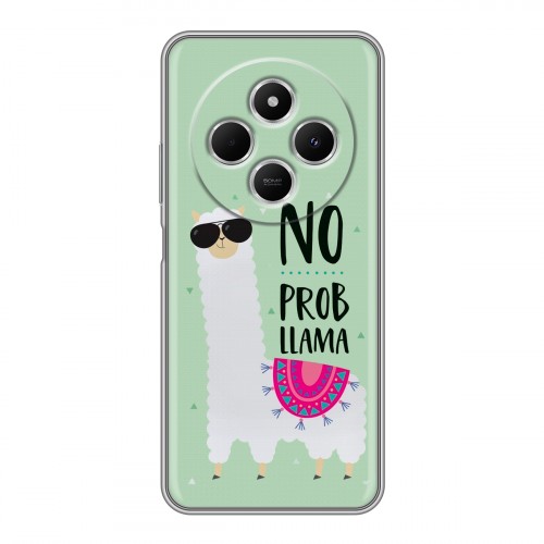 Дизайнерский силиконовый чехол для Redmi 14C Лама