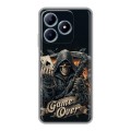 Дизайнерский силиконовый чехол для Realme C63 Скелет карты