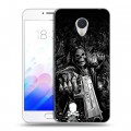 Дизайнерский пластиковый чехол для Meizu M3E Скелет