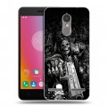 Дизайнерский пластиковый чехол для Lenovo K6 Скелет