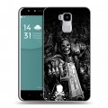 Дизайнерский пластиковый чехол для Doogee Y6 Скелет
