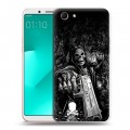 Дизайнерский пластиковый чехол для OPPO A83 Скелет