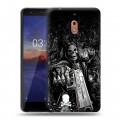 Дизайнерский силиконовый чехол для Nokia 2.1 Скелет