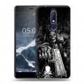 Дизайнерский пластиковый чехол для Nokia 5.1 Скелет