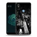 Дизайнерский силиконовый чехол для Xiaomi Mi A2 Скелет