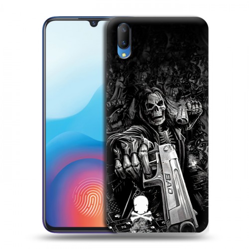 Дизайнерский пластиковый чехол для Vivo V11 Скелет