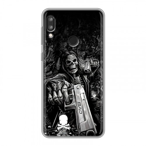 Дизайнерский силиконовый чехол для Lenovo K5 Pro Скелет