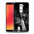 Дизайнерский пластиковый чехол для LG Optimus G2 Скелет