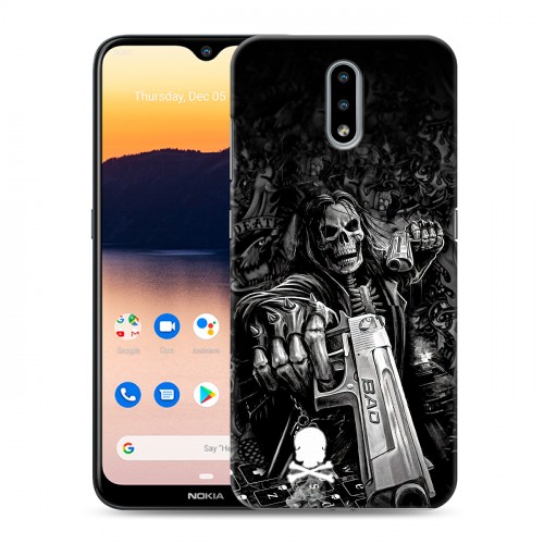 Дизайнерский силиконовый чехол для Nokia 2.3 Скелет