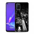 Дизайнерский пластиковый чехол для OPPO A52 Скелет