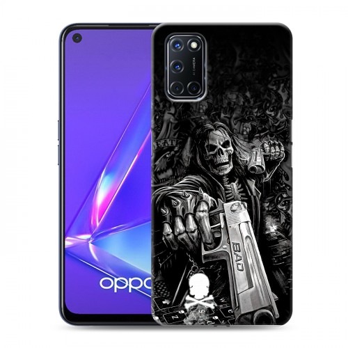 Дизайнерский пластиковый чехол для OPPO A52 Скелет