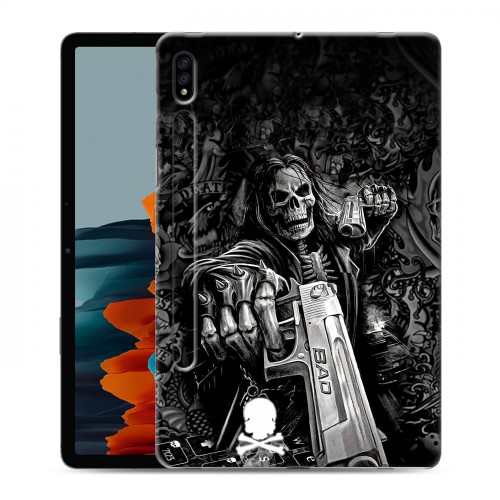 Дизайнерский силиконовый чехол для Samsung Galaxy Tab S7 Скелет